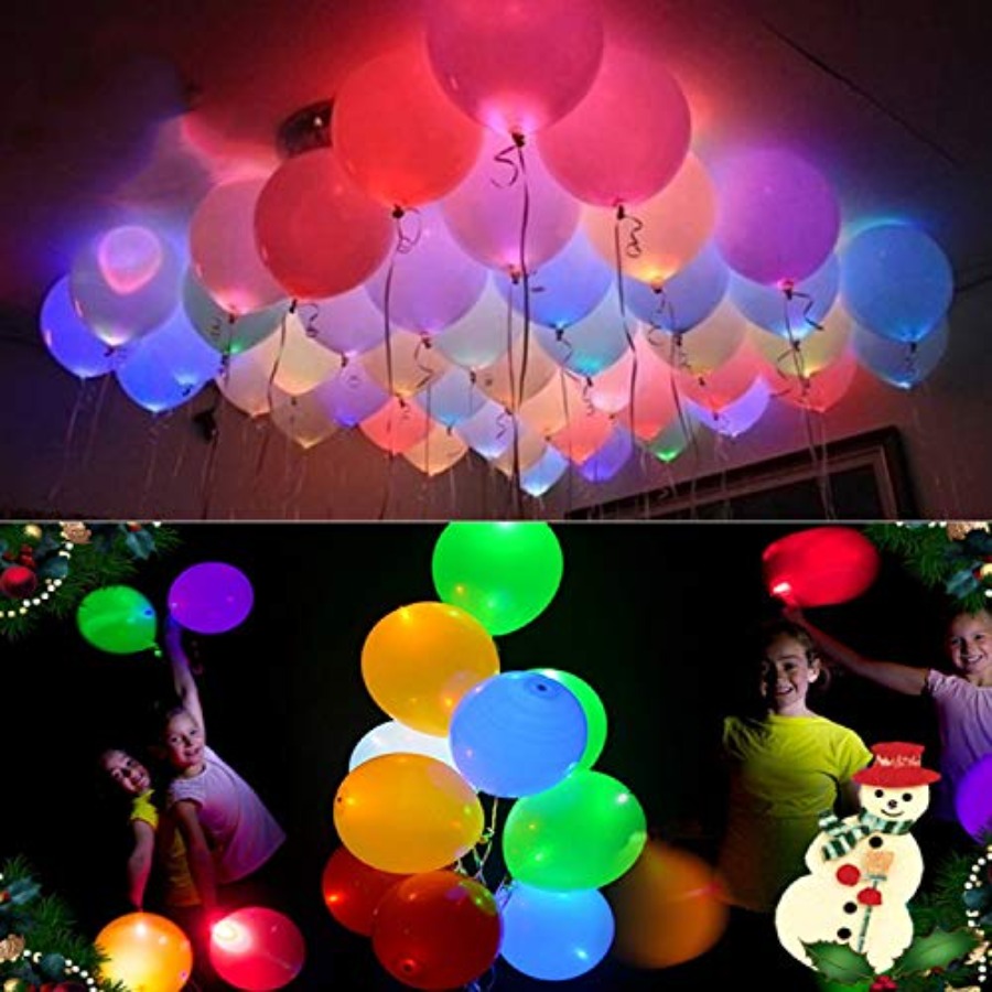 Led Balloon Light - 20 LED Light Up Balloons, 12