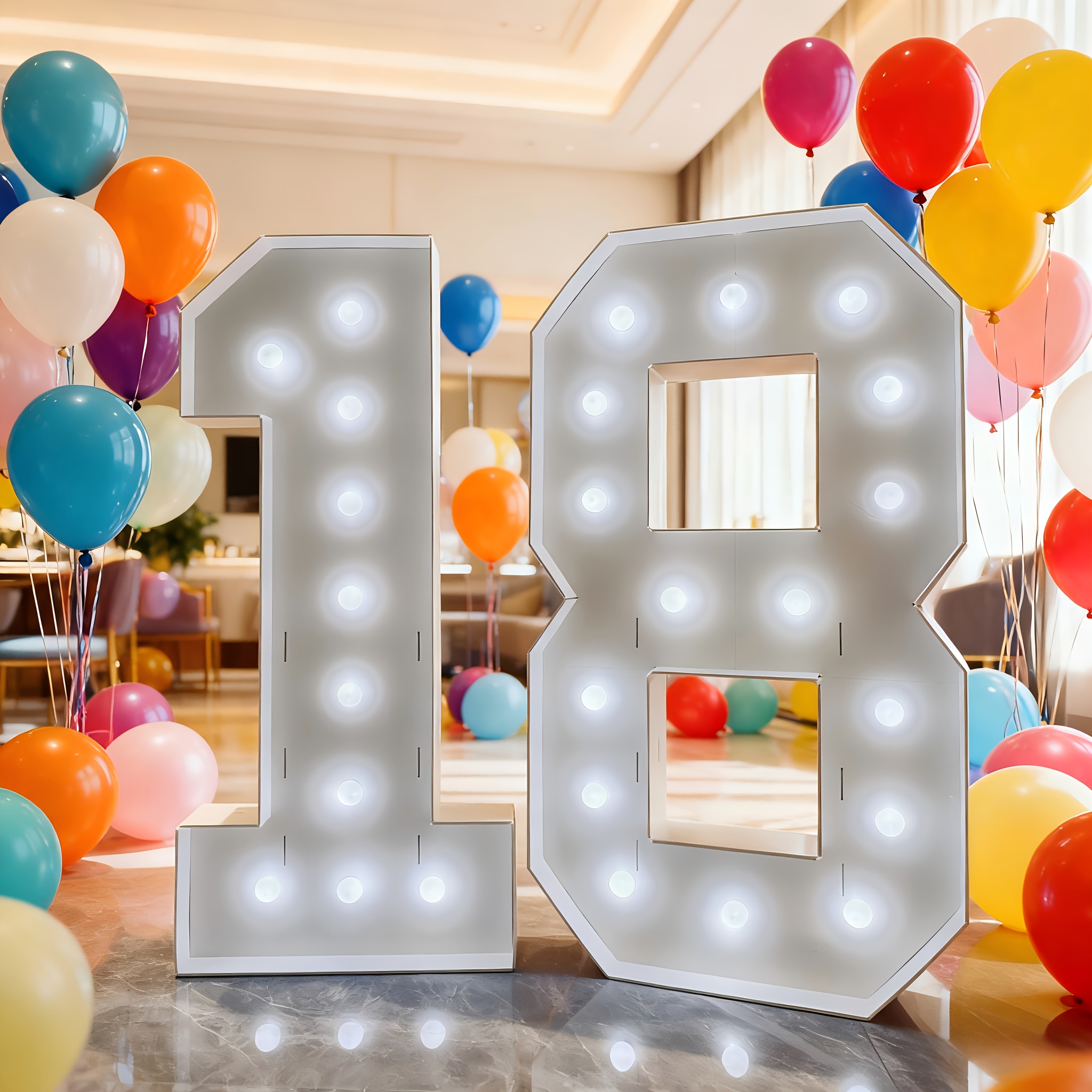 4-Foot Self-Illuminating LED N - مراجعة Event & Party Supply وسعره