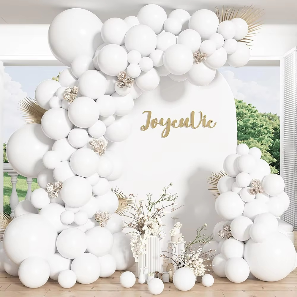 Wedding Theme Balloons Garland - مراجعة Balloon Arch Kit وسعره