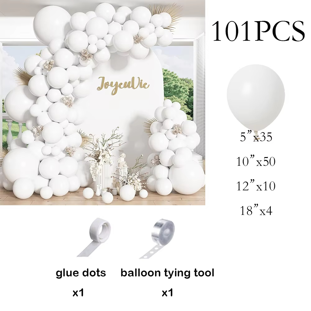 Wedding Theme Balloons Garland - مراجعة Balloon Arch Kit وسعره