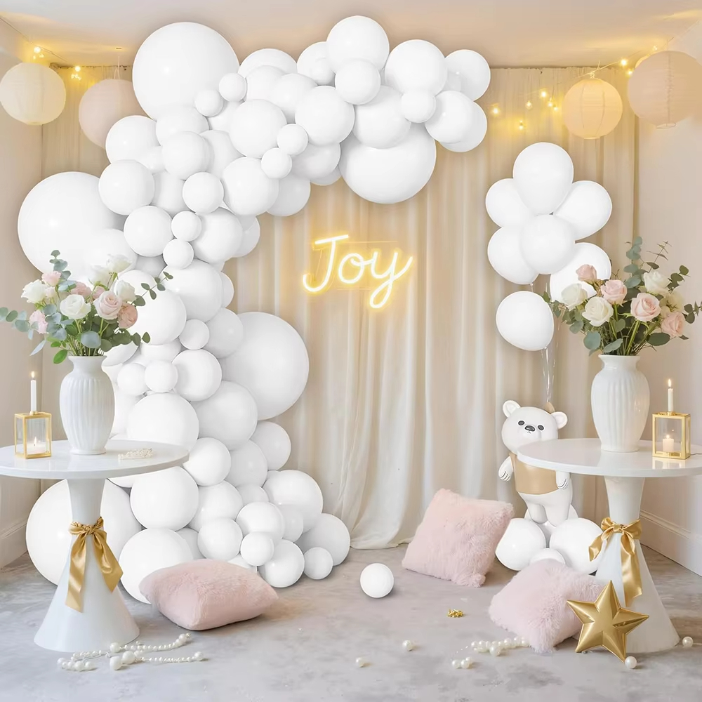 Wedding Theme Balloons Garland - مراجعة Balloon Arch Kit وسعره