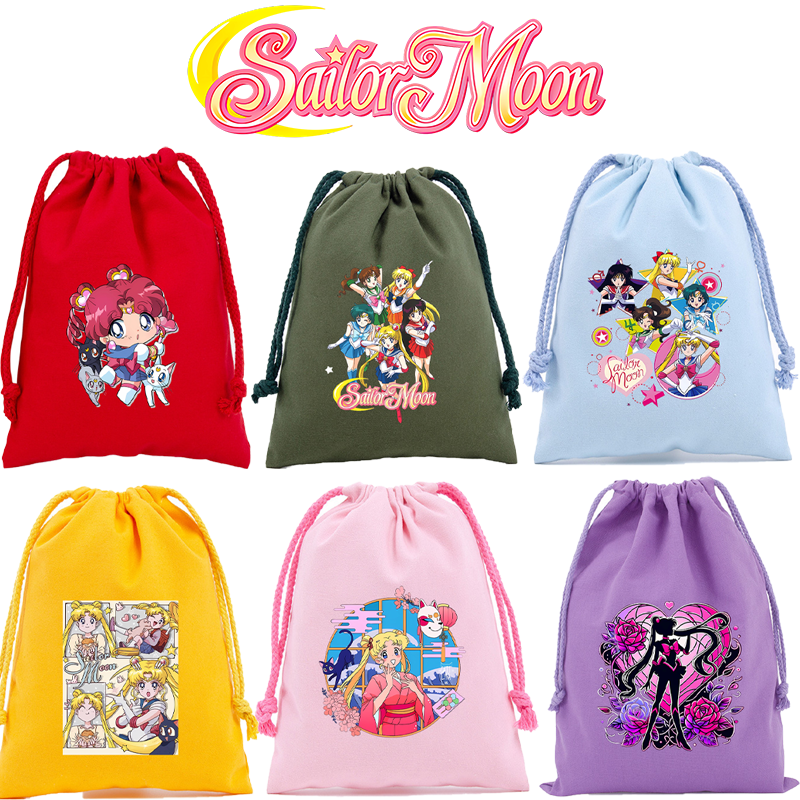 Sailor Moon Small Drawstring P - مراجعة Party Favor Bag وسعره