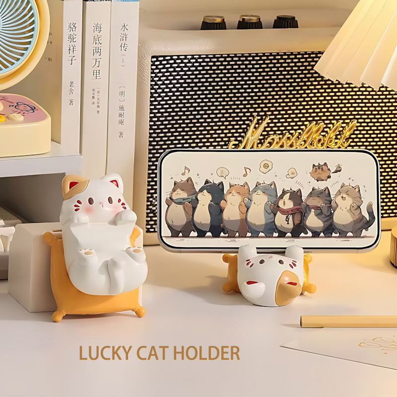 Cute Cartoon Cat Desktop Ornam - مراجعة Event Support وسعره