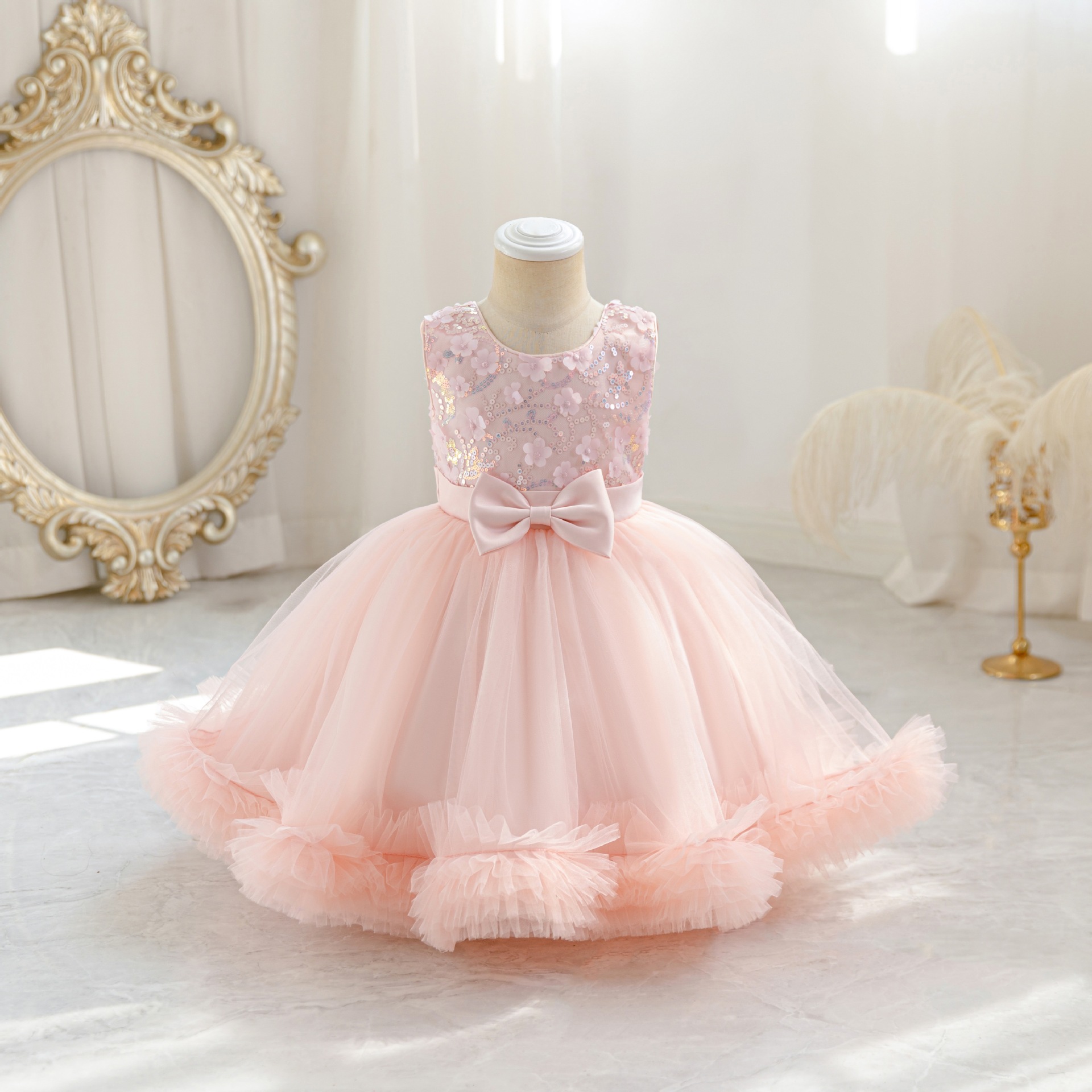 HETISO Tulle Puffy Flower Girl - مراجعة Glitter Tablecloth وسعره