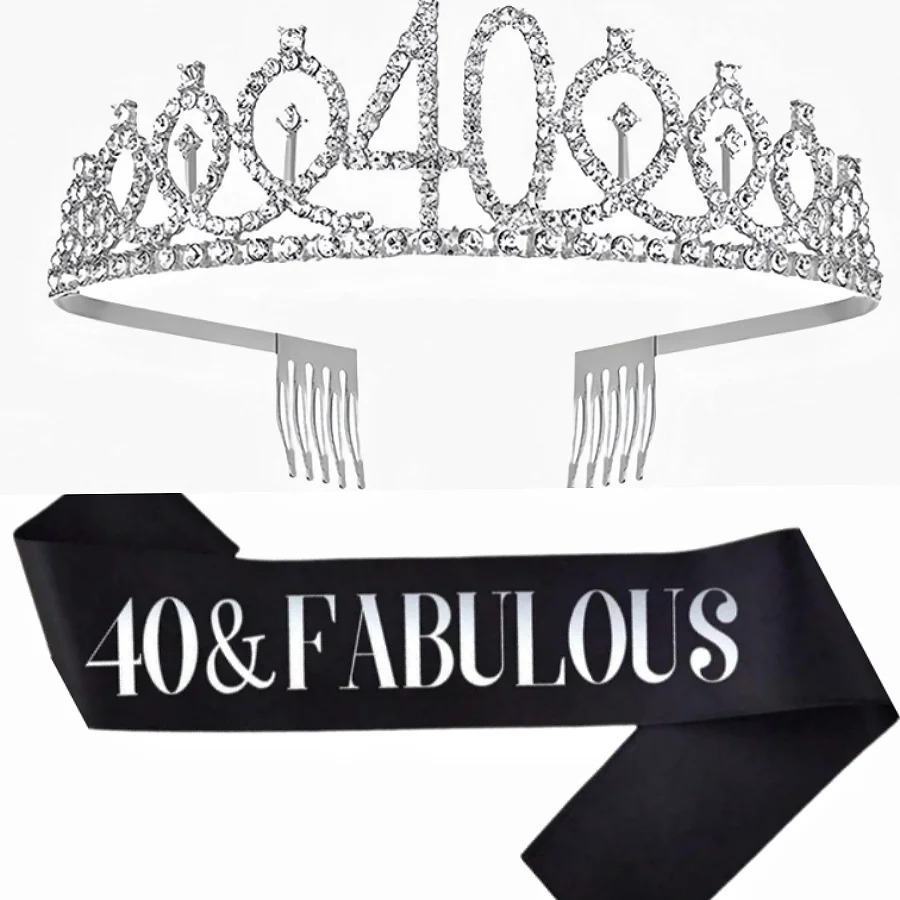 Glitter Silvery Birthday Tiara - مراجعة Birthday Sash Glitter وسعره