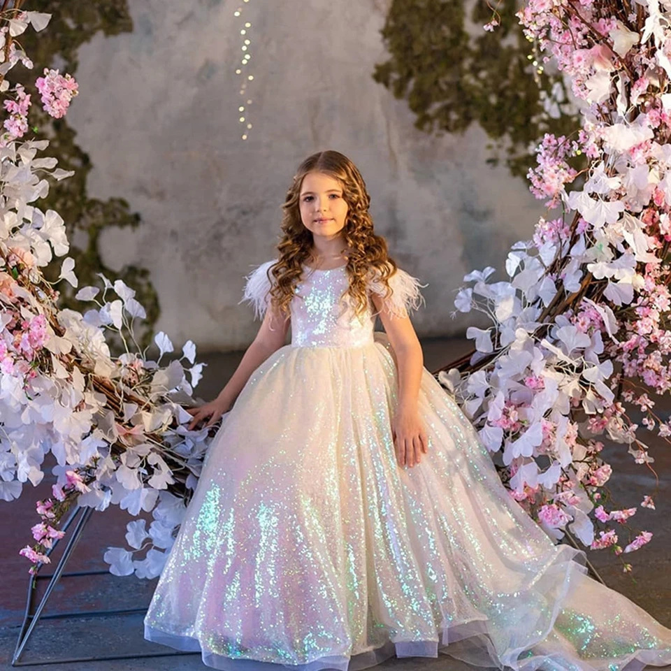 Customized Glitter Flower Girl - مراجعة Birthday Sash Glitter وسعره