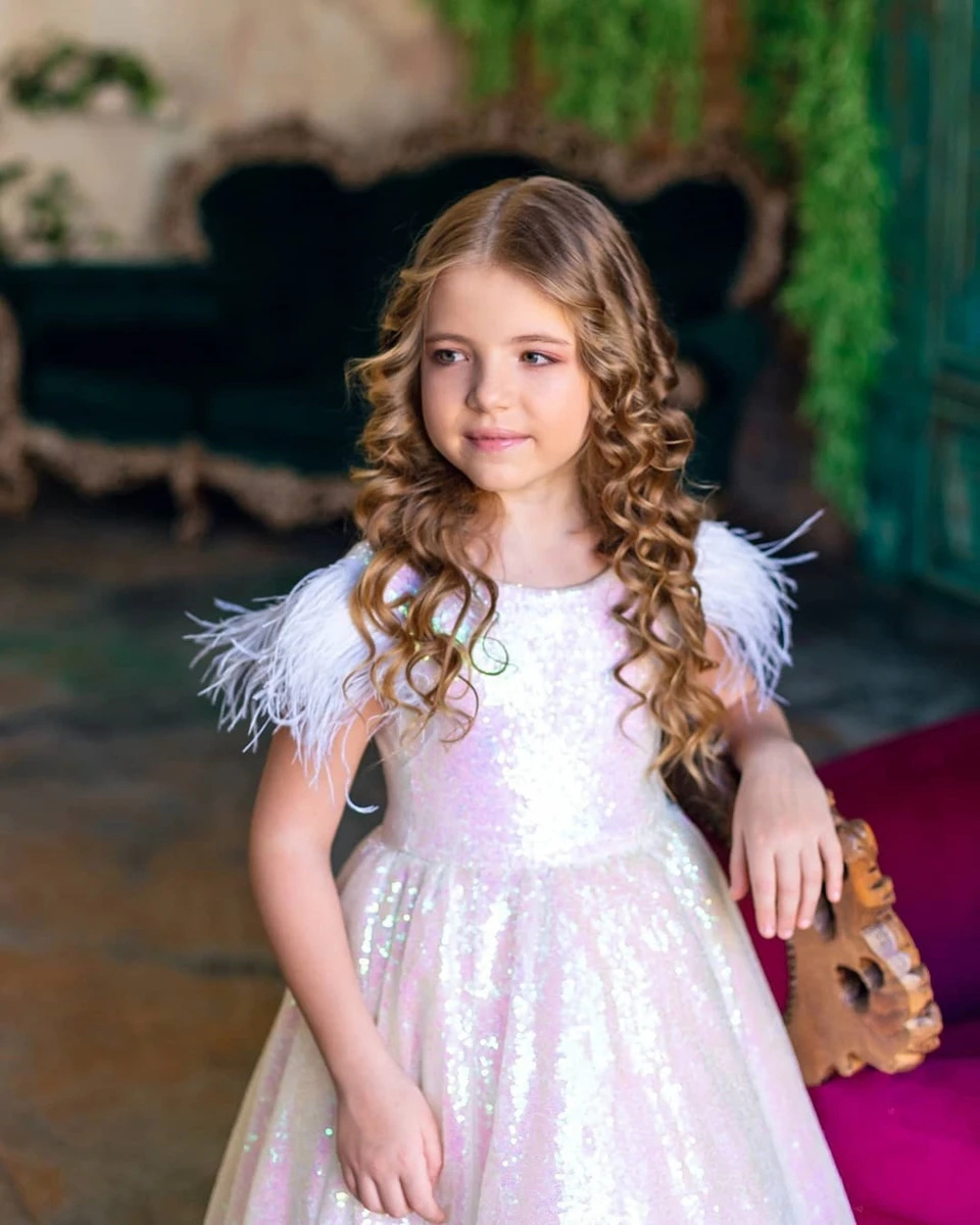 Customized Glitter Flower Girl - مراجعة Birthday Sash Glitter وسعره