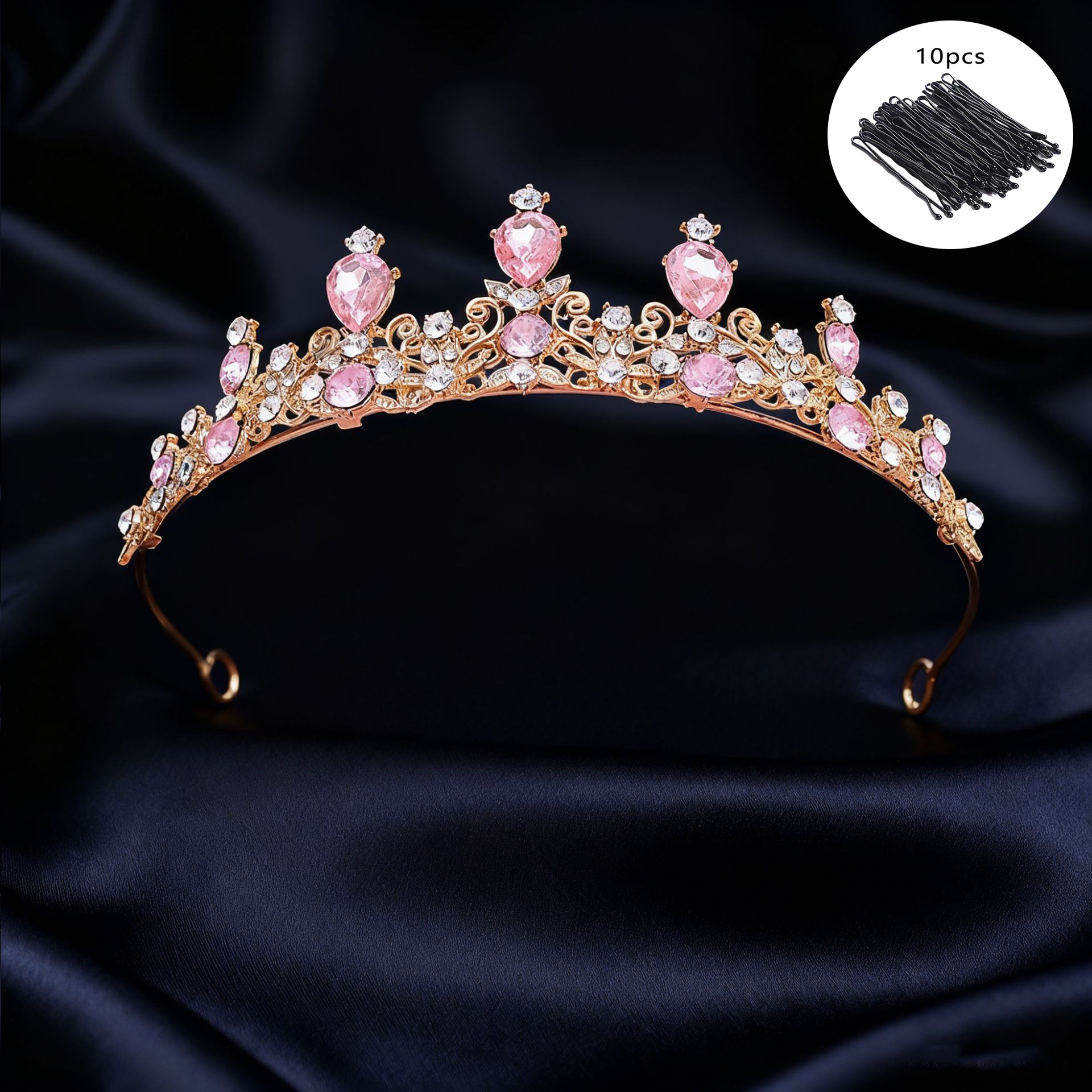 Bridal Tiara Vintage Scroll Rh - مراجعة Event & Party Supply وسعره