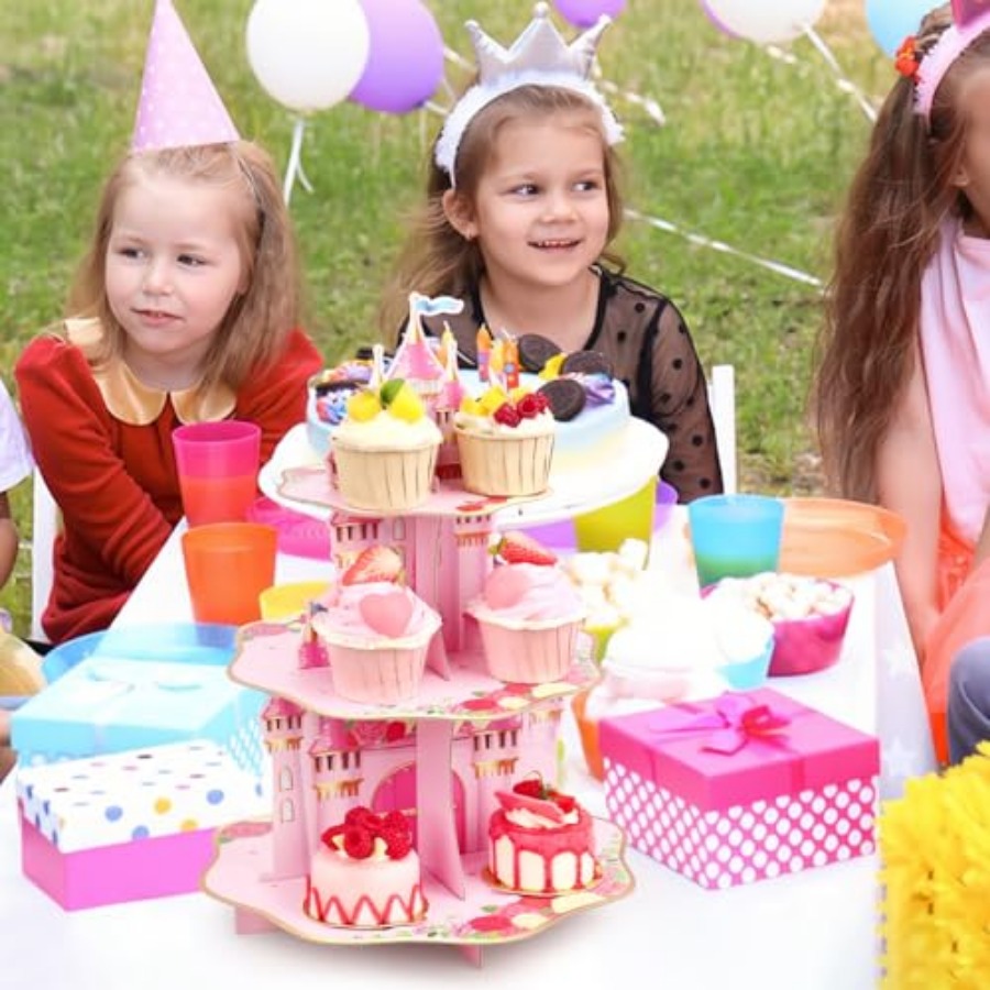 3 Tier Cupcake Stand Birthday  - مراجعة Cupcake Stand Tier وسعره