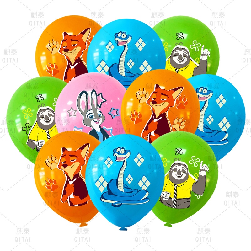 New Zootopia Balloons Wild Ani - مراجعة Event Supplies وسعره