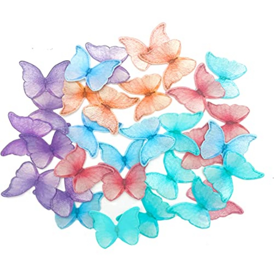 Weraru 48Pcs Edible Wafer Pape - مراجعة Paper Straw Color وسعره
