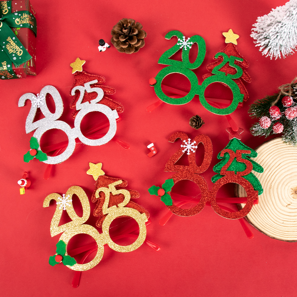 2025 Christmas Glasses Frame S - مراجعة Photo Booth Frame وسعره