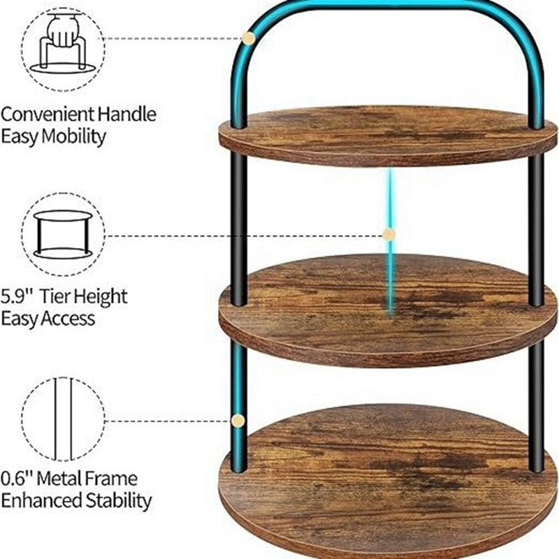 ABLN-Wooden Cupcake Stand Dess - مراجعة Cupcake Stand Tier وسعره