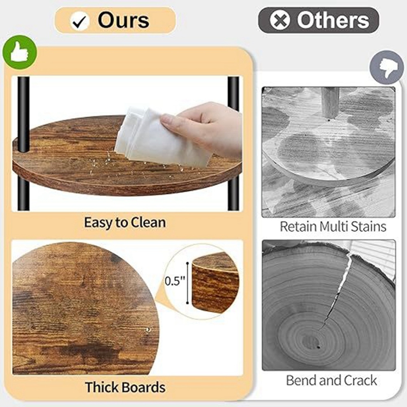 ABLN-Wooden Cupcake Stand Dess - مراجعة Cupcake Stand Tier وسعره