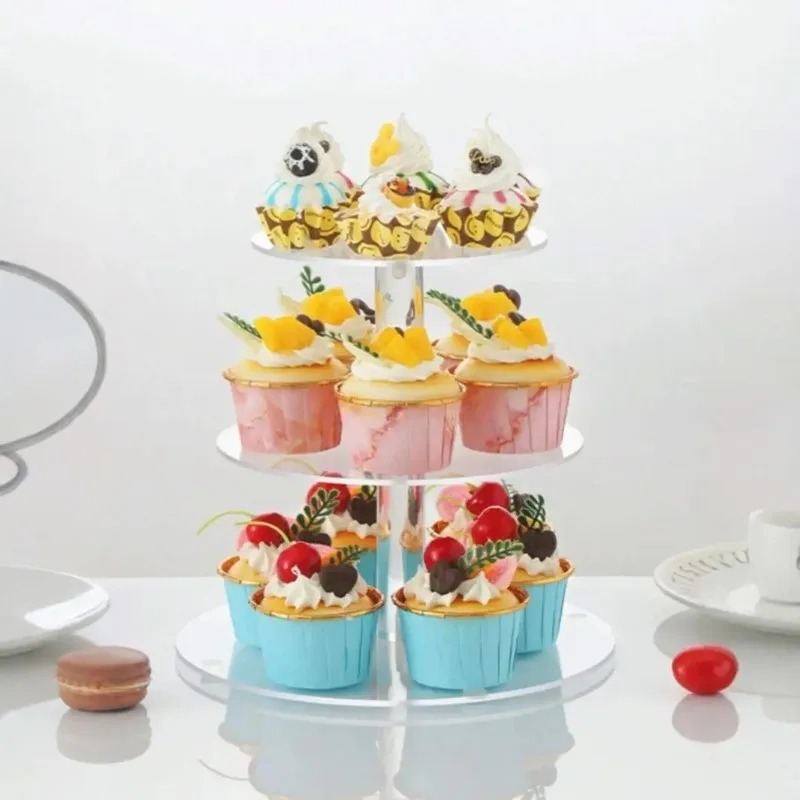 Clear Acrylic 3-5 Tier Cupcake - مراجعة Cupcake Stand Tier وسعره