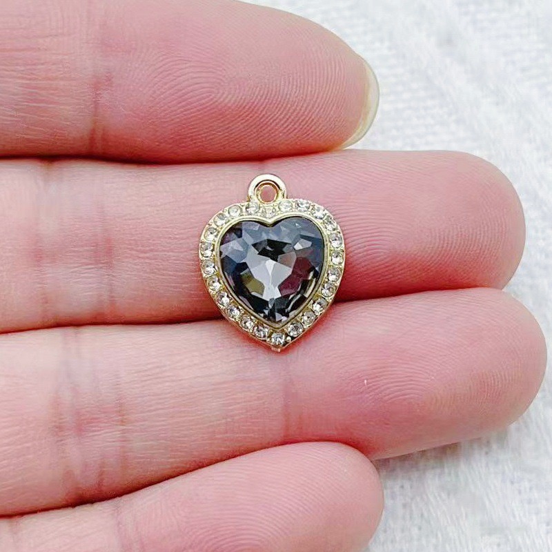10pcs heart-shaped inlaid colo - مراجعة Event Party وسعره