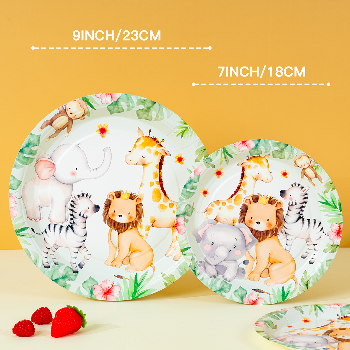 Jungle Safari Animal Paper Pla - مراجعة Event Party وسعره