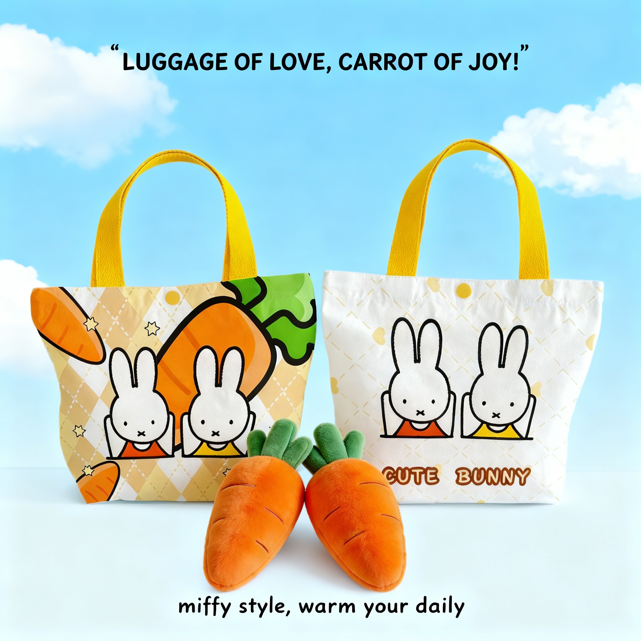 Creative Cartoon Miffy Rabbit  - مراجعة Party Favor Bag وسعره