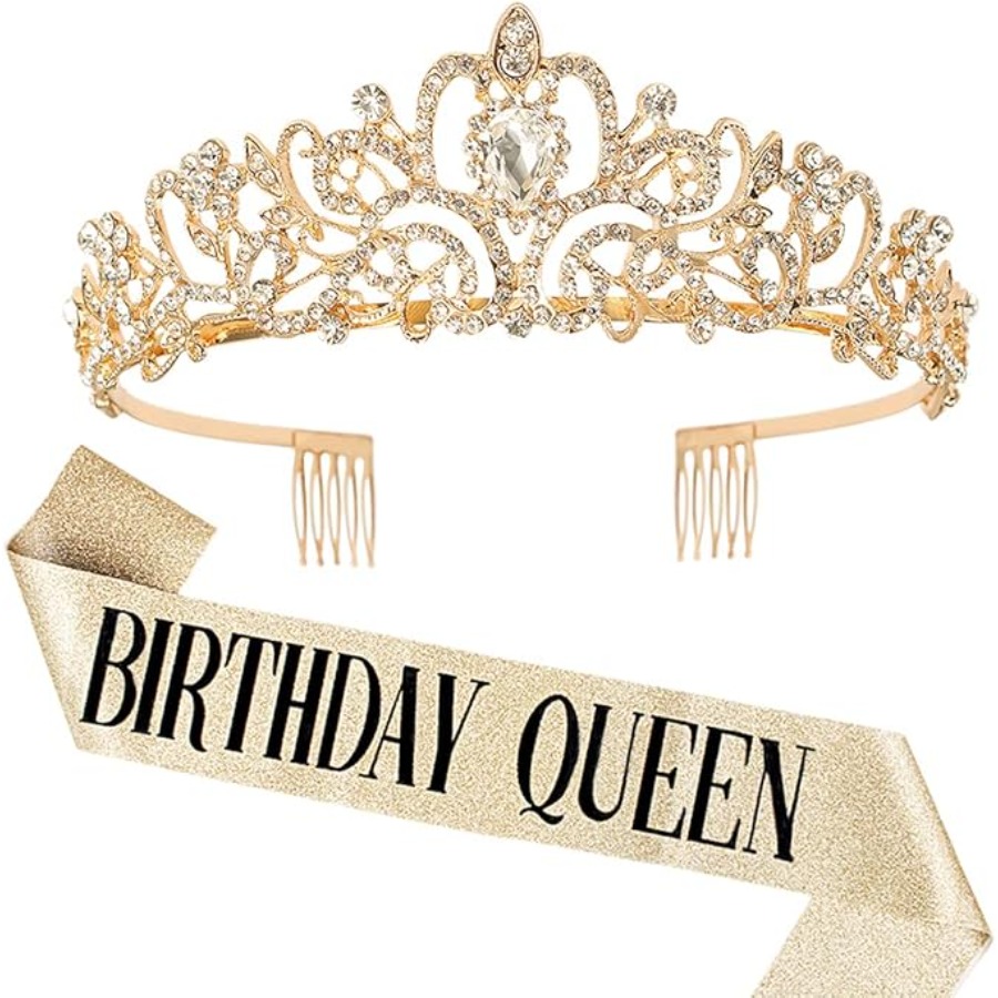 Birthday Queen Sash & Rhinesto - مراجعة Birthday Sash Glitter وسعره