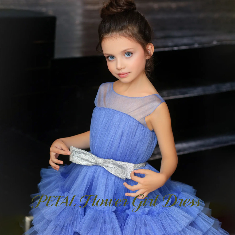 Petal Blue Sleeveless Children - مراجعة Birthday Sash Glitter وسعره