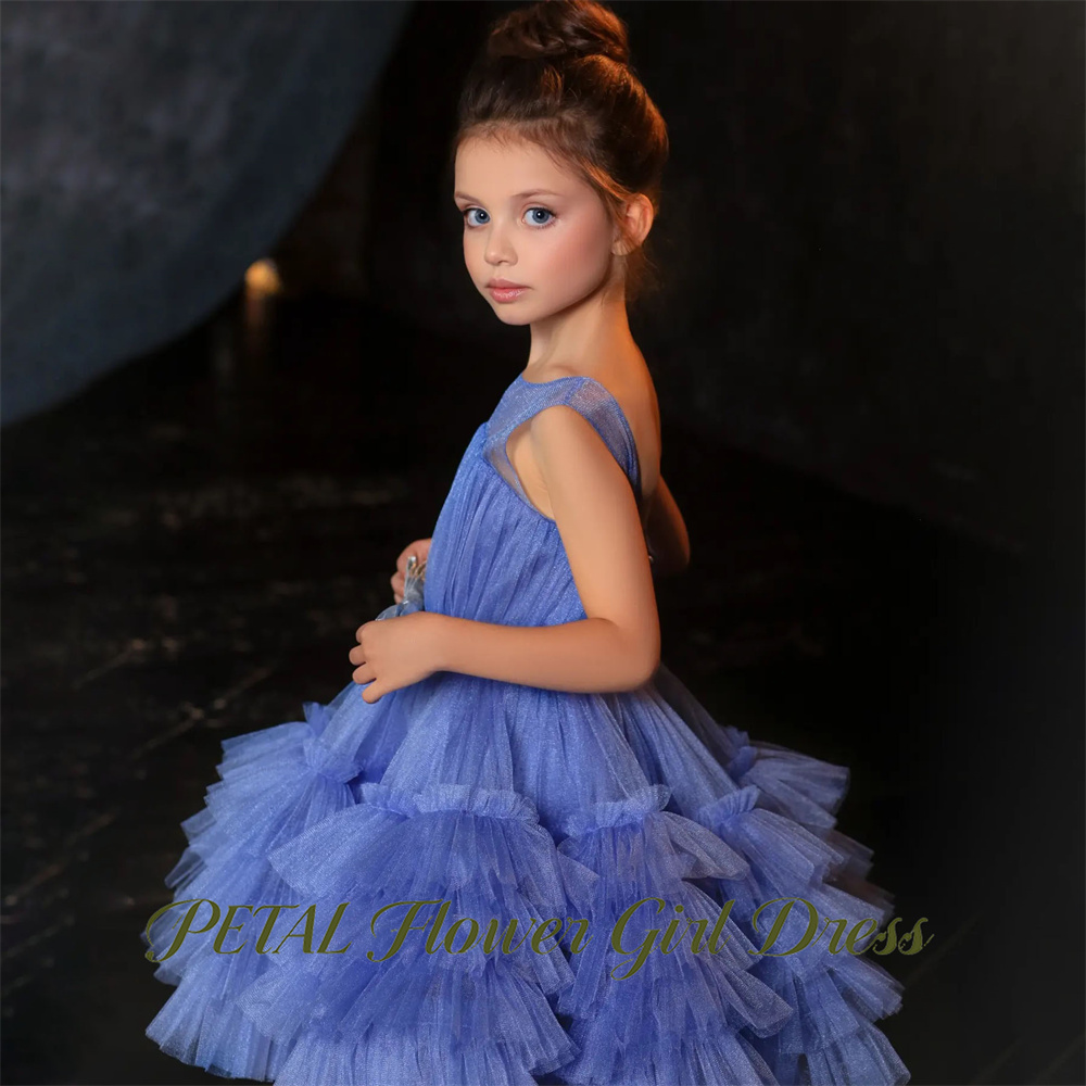 Petal Blue Sleeveless Children - مراجعة Birthday Sash Glitter وسعره