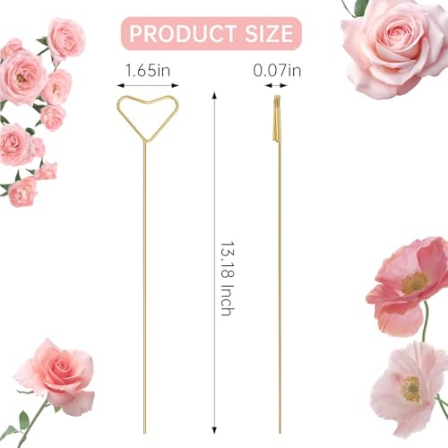 40 Packs Floral Card Holder Pi - مراجعة Centerpiece Stick وسعره