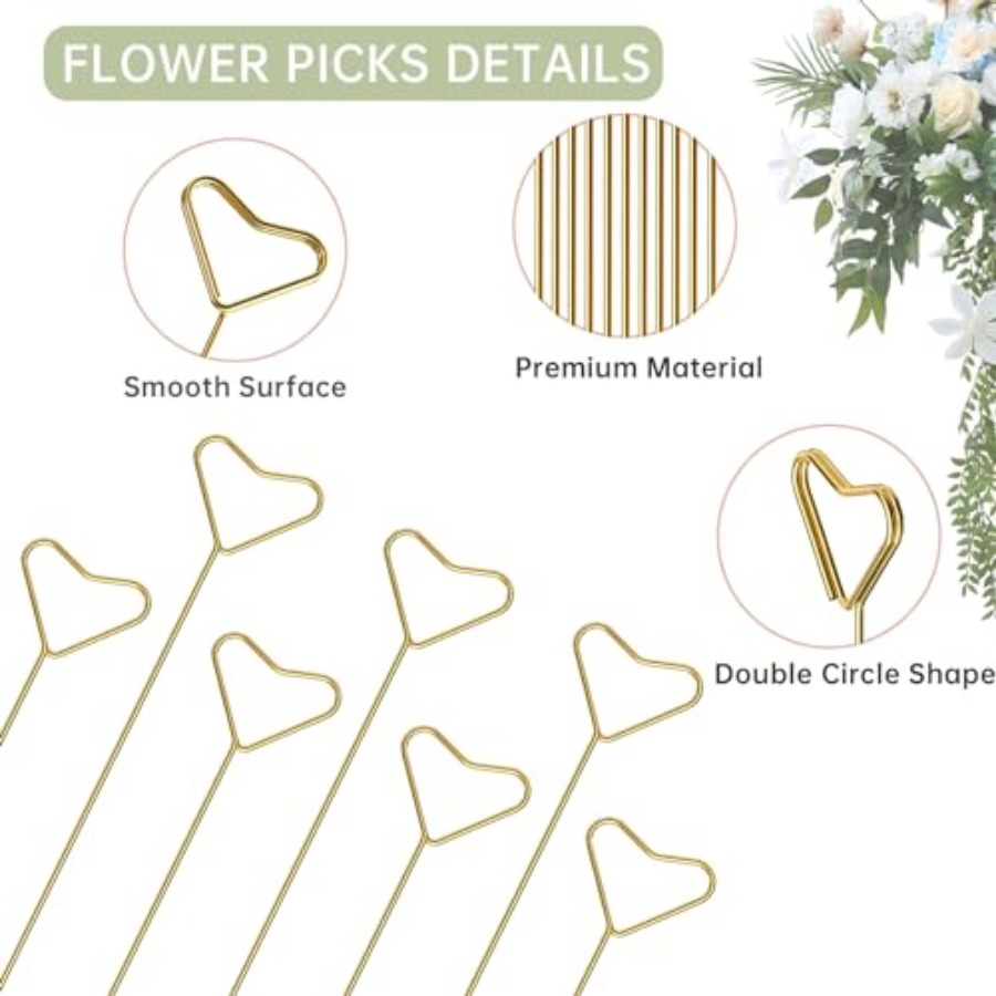 40 Packs Floral Card Holder Pi - مراجعة Centerpiece Stick وسعره
