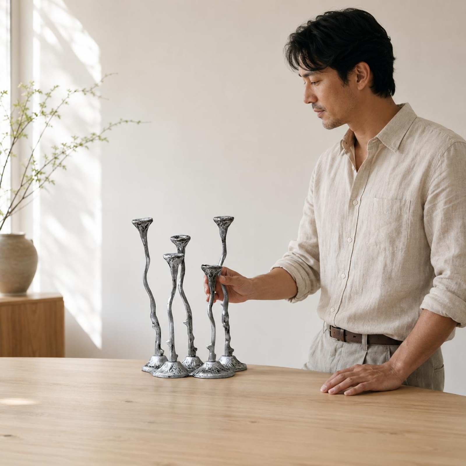 Cast Aluminum Candle Holder De - مراجعة Centerpiece Stick وسعره