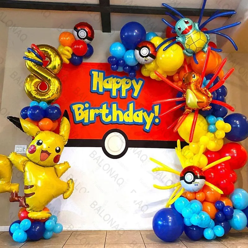 84pcs Pikachu Party Balloons G - مراجعة Balloon Arch Kit وسعره