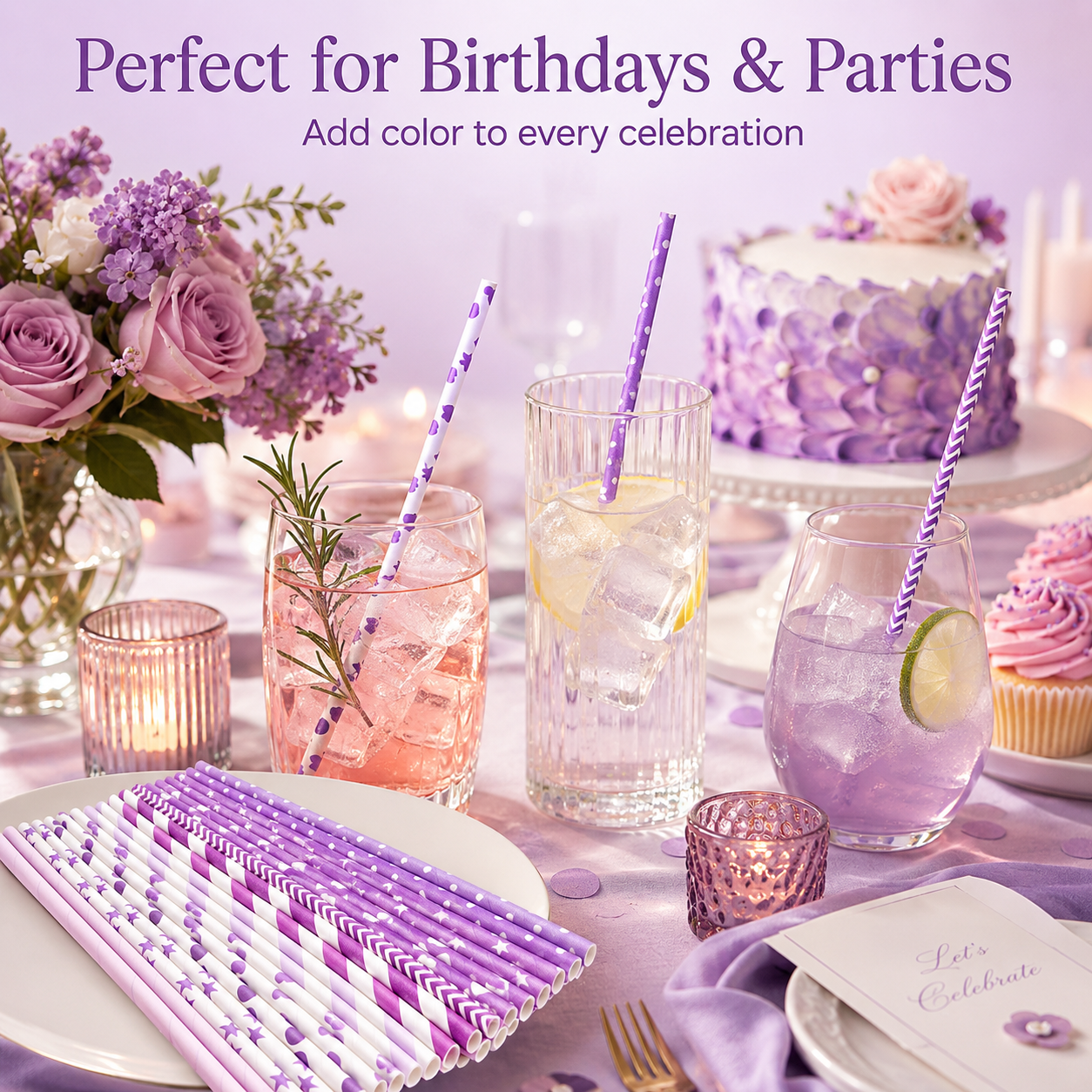 25pcs Colorful Patterned Paper - مراجعة Paper Straw Color وسعره