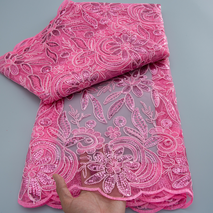 Luxury African Nigerian Tulle  - مراجعة Glitter Tablecloth وسعره