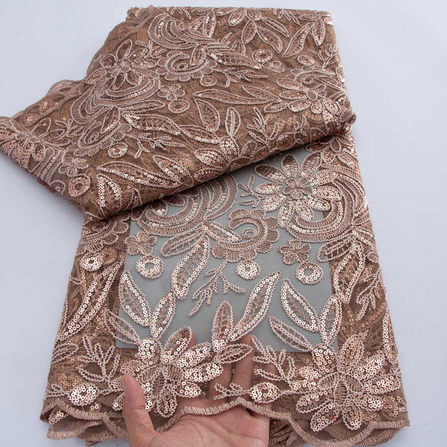 Luxury African Nigerian Tulle  - مراجعة Glitter Tablecloth وسعره