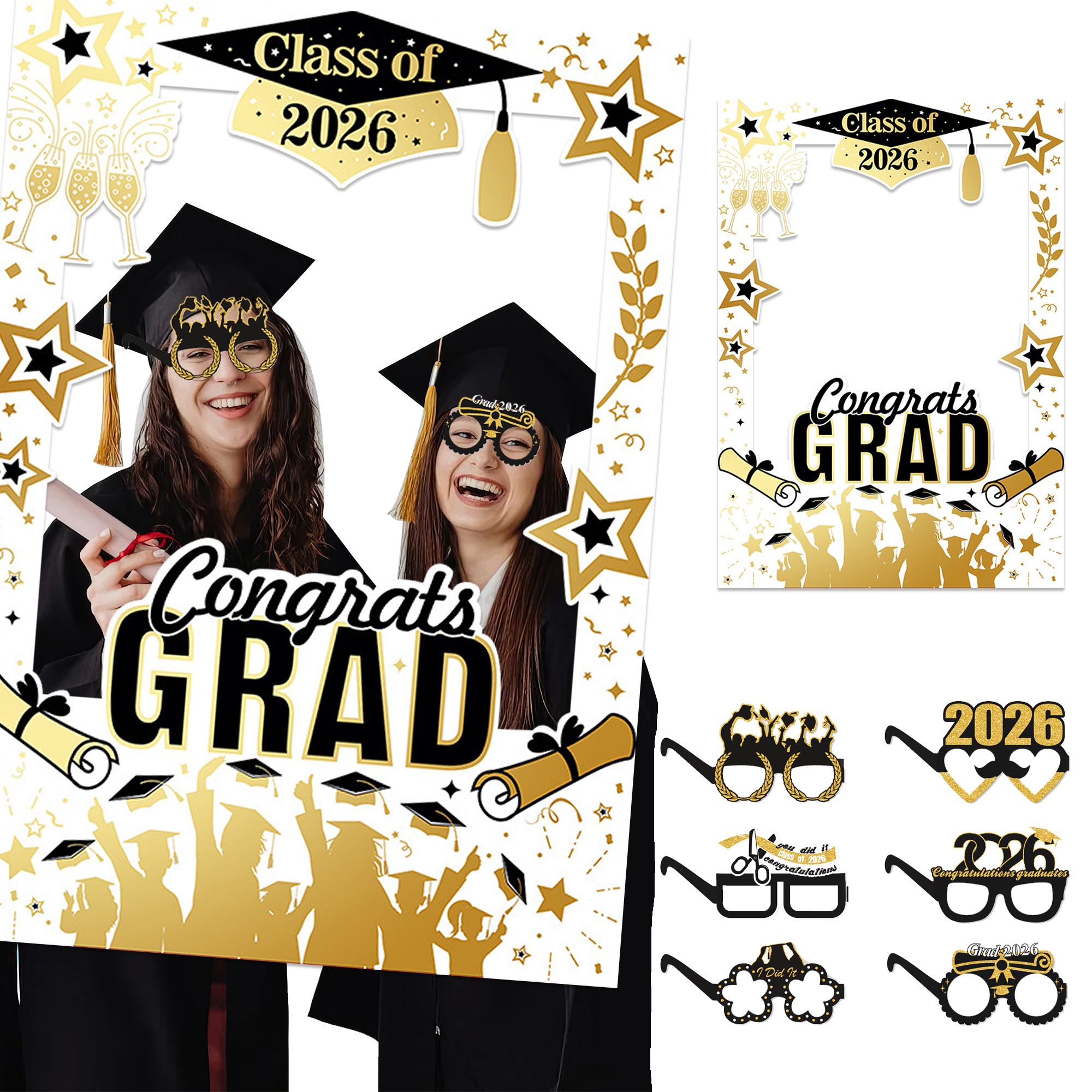 Class of 2026 Graduation Photo - مراجعة Photo Booth Frame وسعره