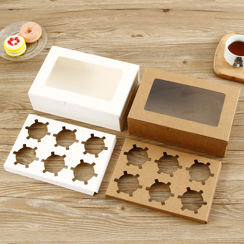 Cupcake Boxes with Clear Windo - مراجعة Event Party Box وسعره