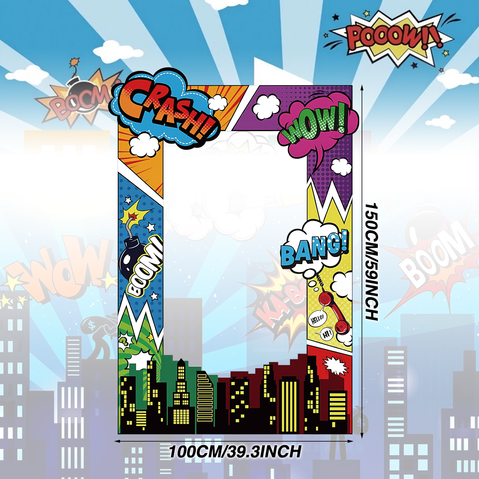 Super Hero Photo Prop Hero Bir - مراجعة Photo Booth Frame وسعره