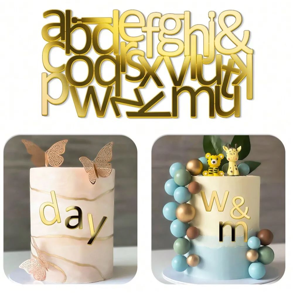 1set Golden Mirror Acrylic A-Z - مراجعة Event Z وسعره