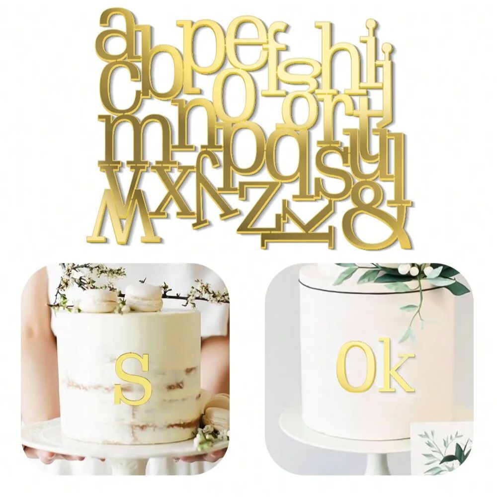1set Golden Mirror Acrylic A-Z - مراجعة Event Z وسعره