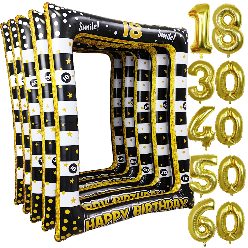 18th 30th 40th 50th 60th Birth - مراجعة Photo Booth Frame وسعره