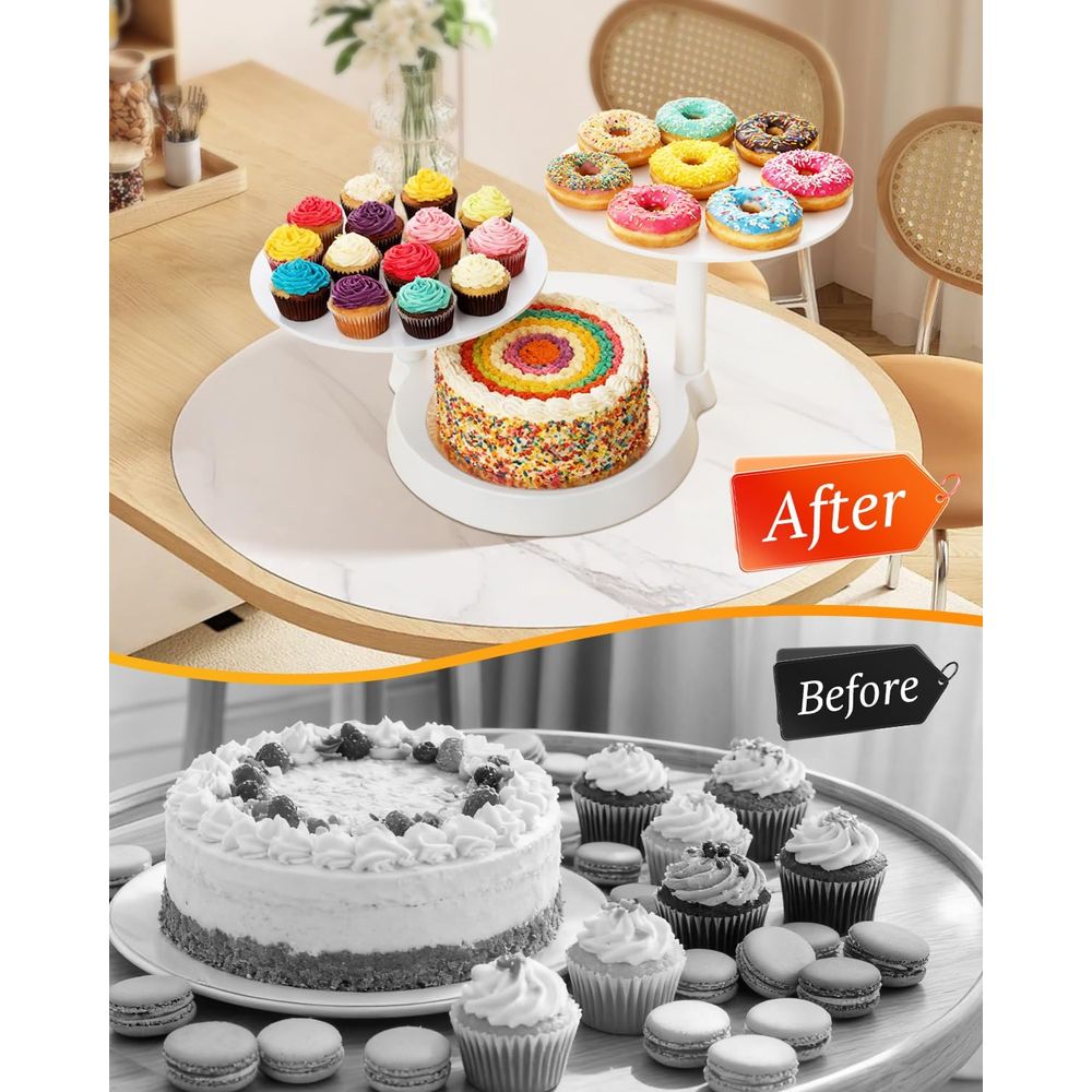 3-Tier Plastic Cupcake Stand,  - مراجعة Cupcake Stand Tier وسعره