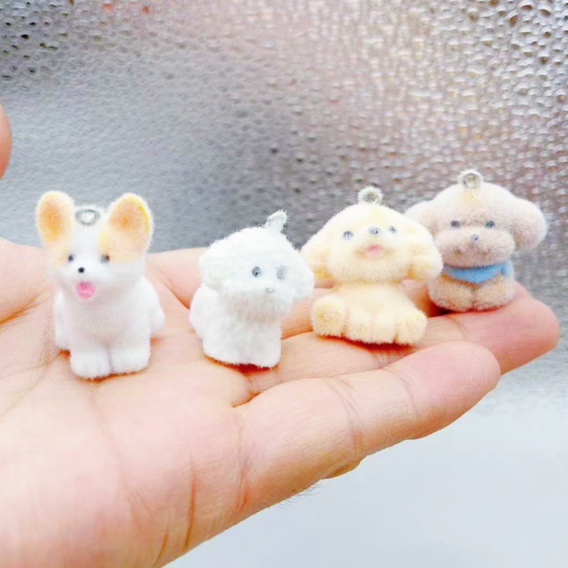 10pcs Flocked Dog Cartoon 3D A - مراجعة Party Favor Bag وسعره
