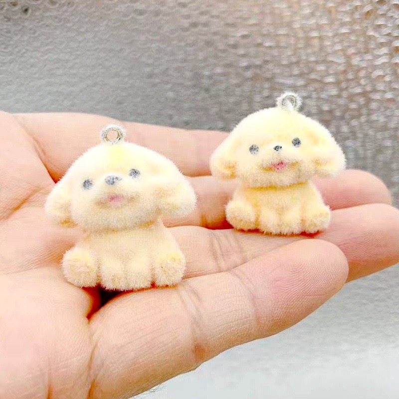 10pcs Flocked Dog Cartoon 3D A - مراجعة Party Favor Bag وسعره