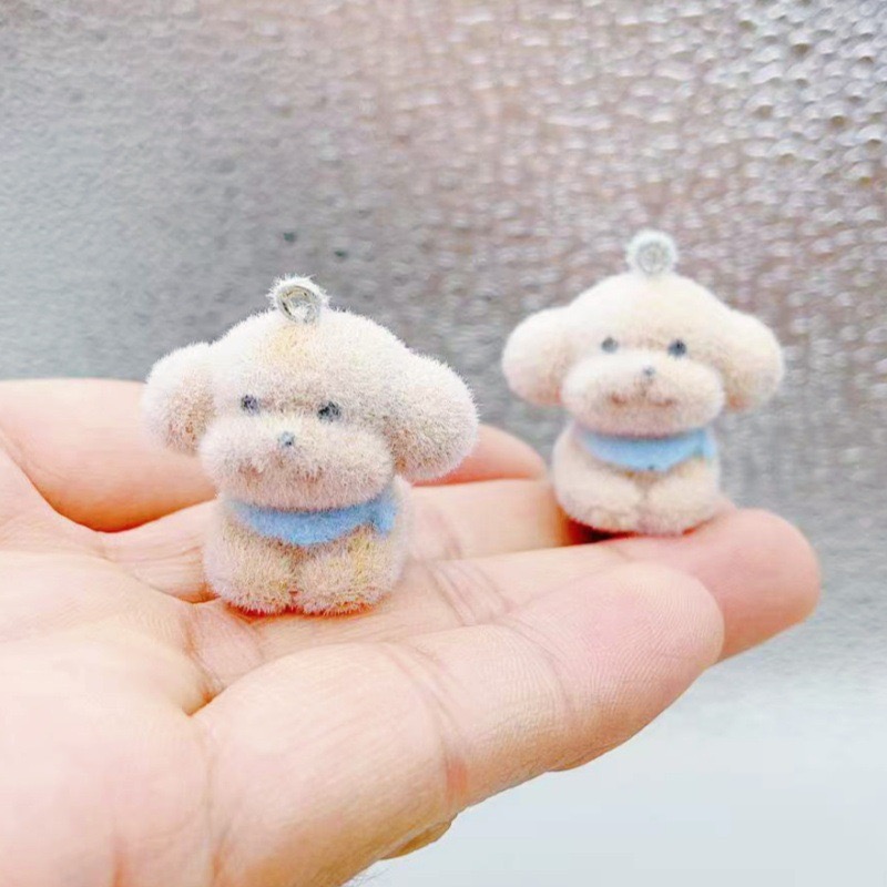 10pcs Flocked Dog Cartoon 3D A - مراجعة Party Favor Bag وسعره