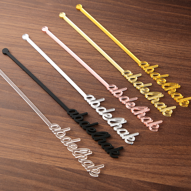 Personalized name drink stirre - مراجعة Centerpiece Stick وسعره
