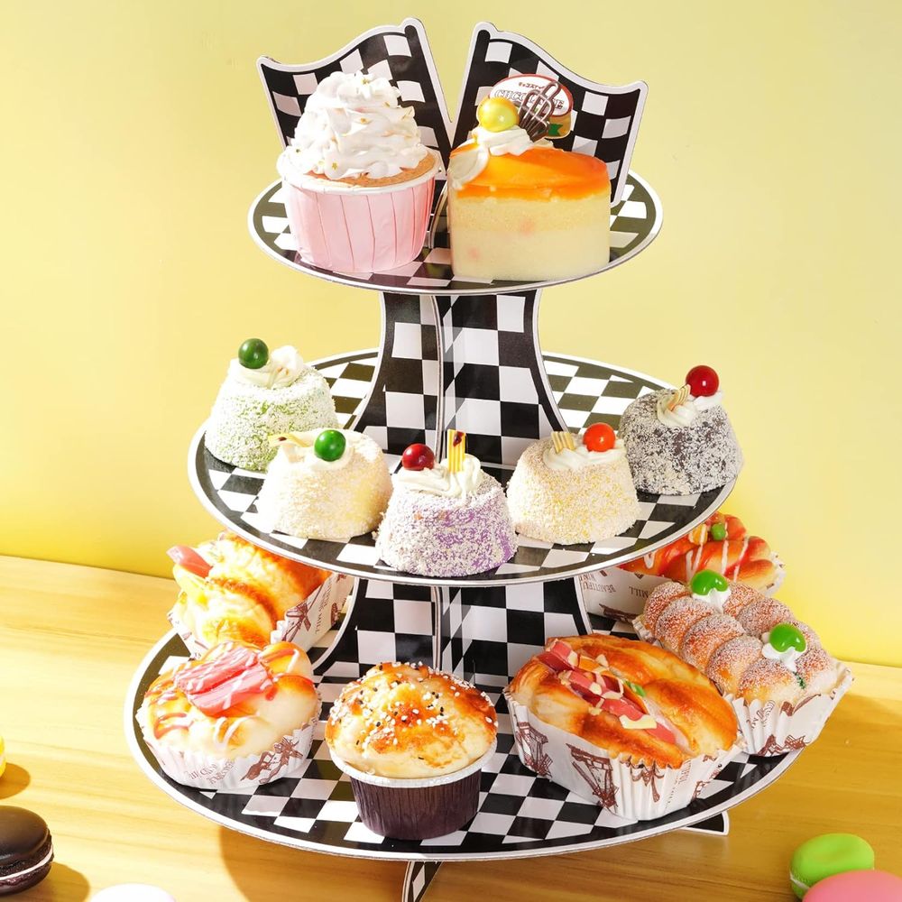 3-Tier Round Cupcake Stand wit - مراجعة Cupcake Stand Tier وسعره
