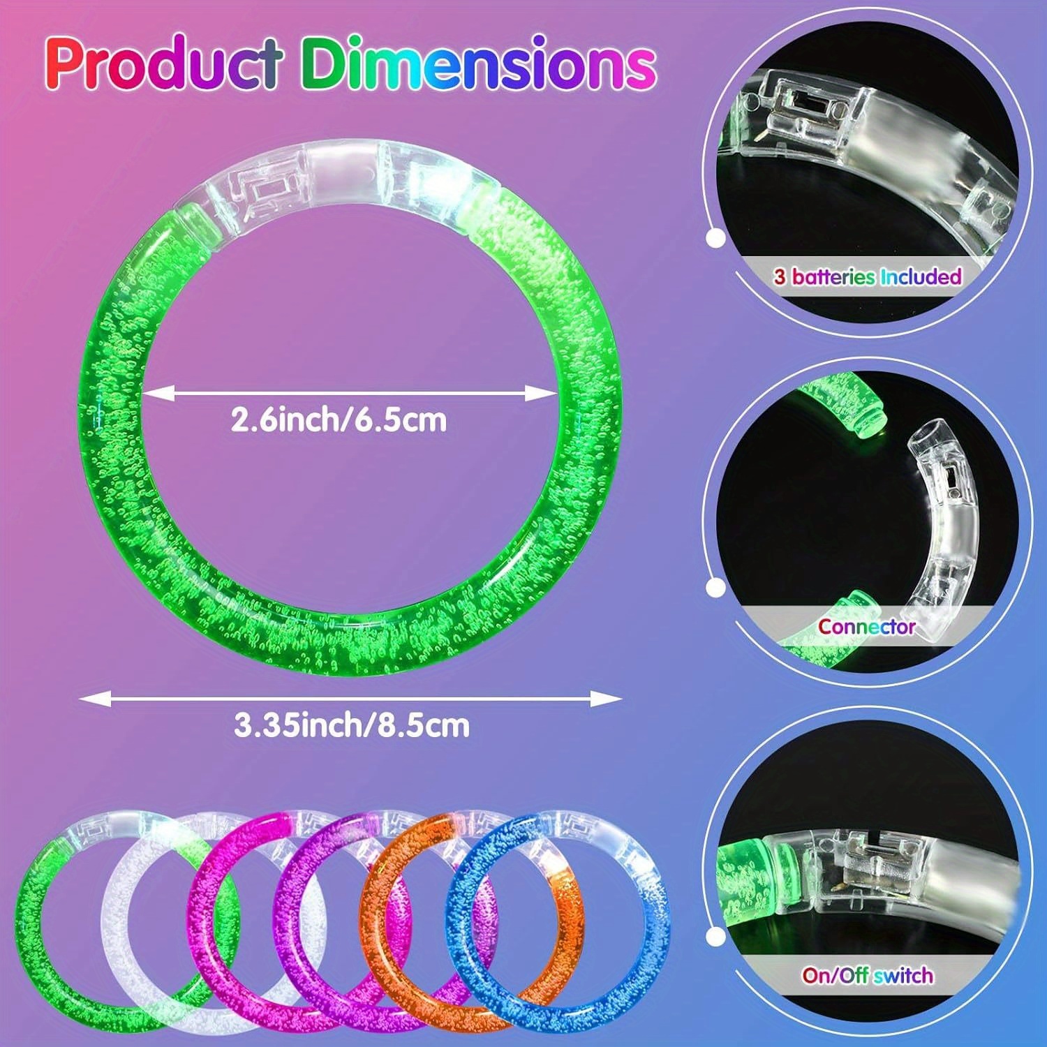 Glow-Up Party Bracelets Pack – - مراجعة Event & Party Supply وسعره