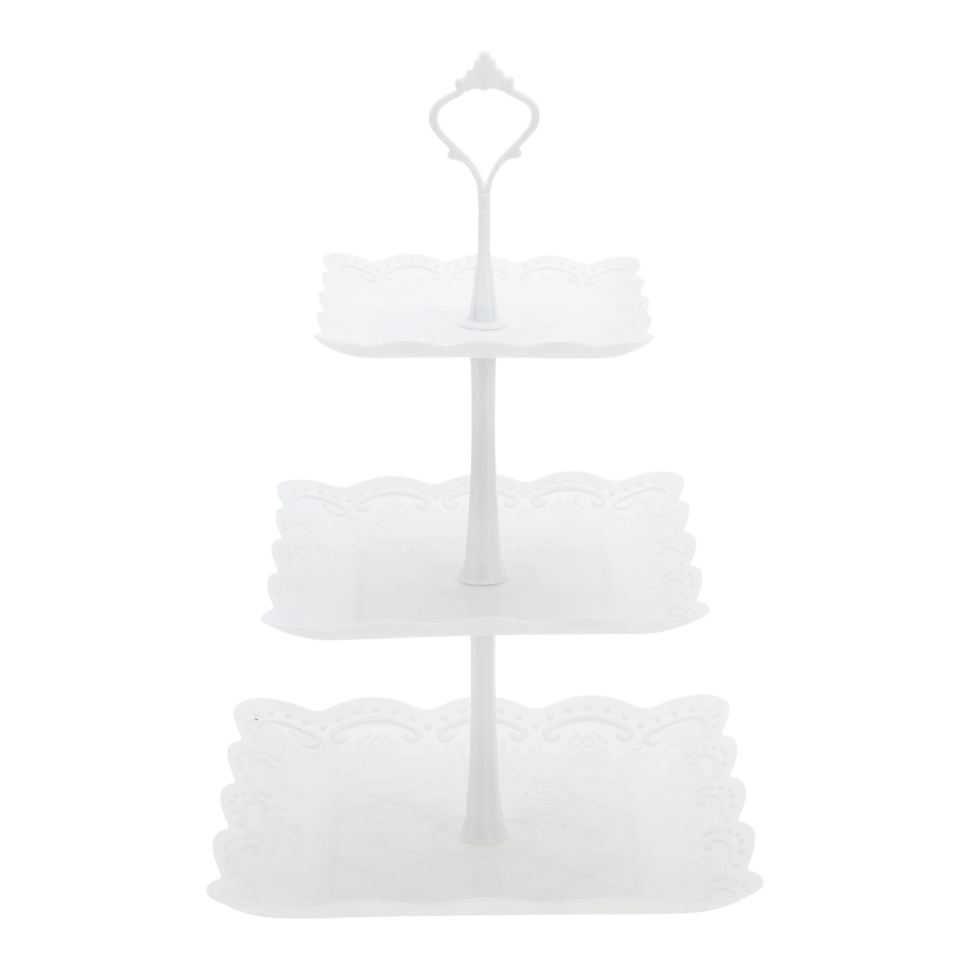3 Tier Square Cupcake Stand wi - مراجعة Cupcake Stand Tier وسعره