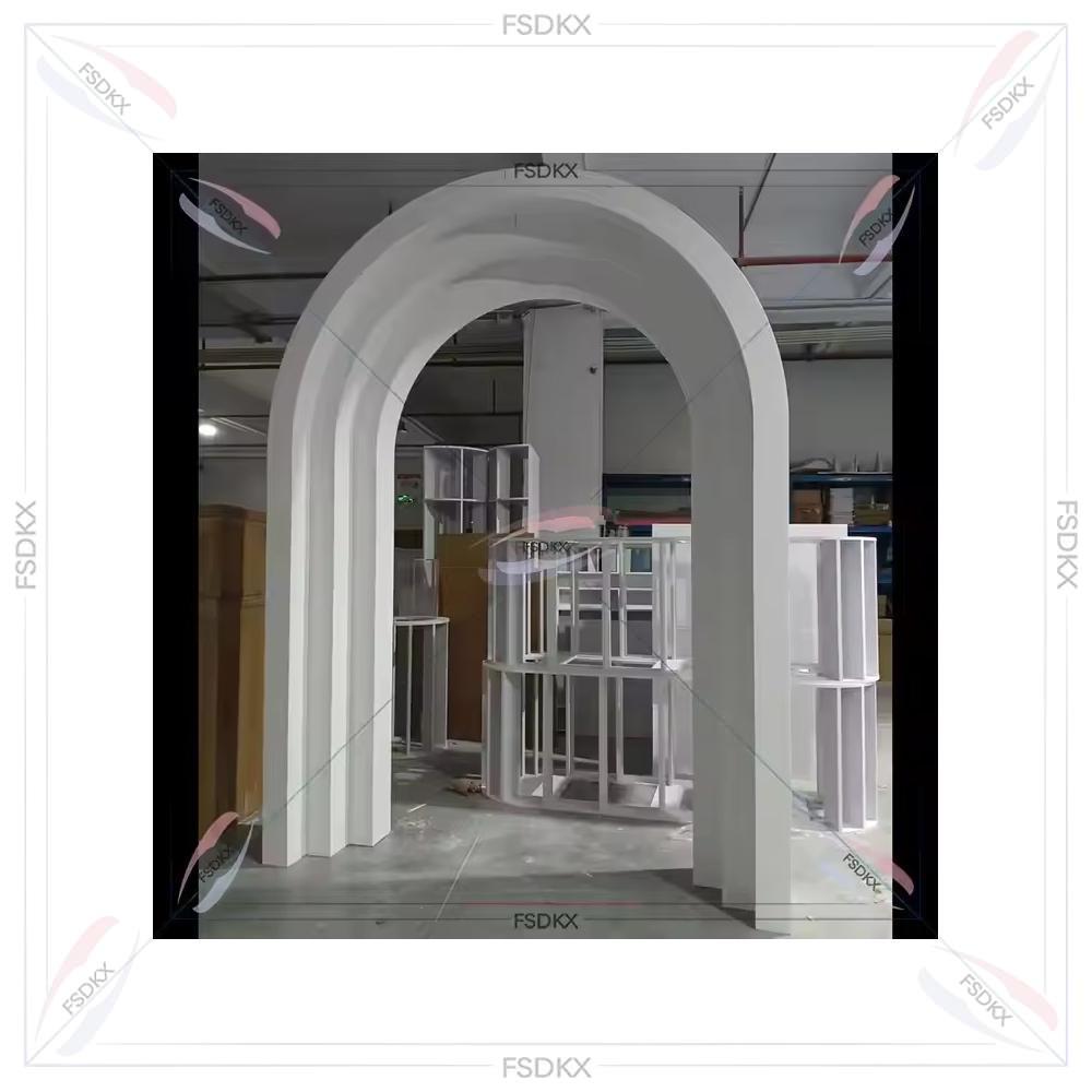 Luxury White  PVC Acrylic Wall - مراجعة Party Event Supplier وسعره