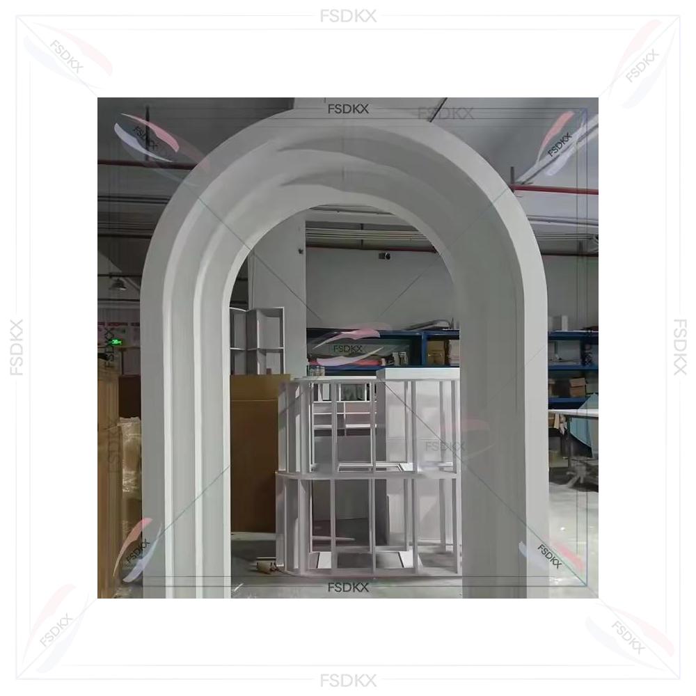 Luxury White  PVC Acrylic Wall - مراجعة Party Event Supplier وسعره