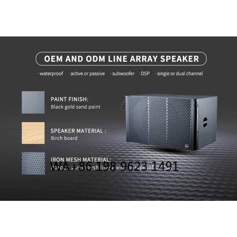 200W Wooden PA Column Array Sp - مراجعة Event Party Box وسعره