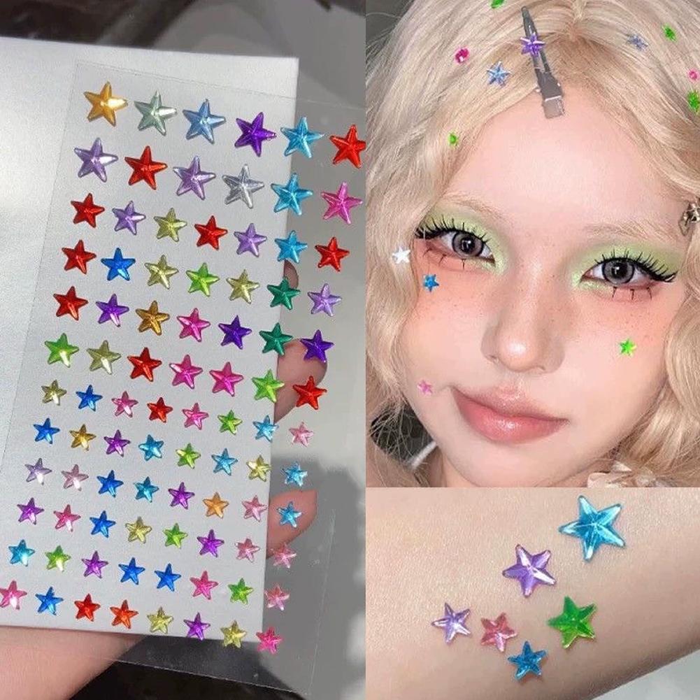 Self-Adhesive Face Rhinestones - مراجعة Event Party وسعره
